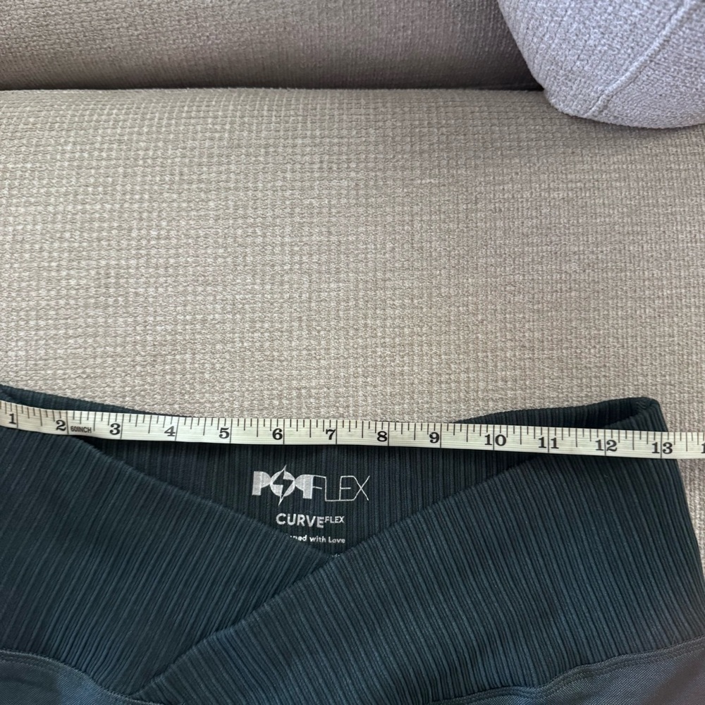 Popflex curve flex High-Waist green Leggings women large - Picture 4 of 7